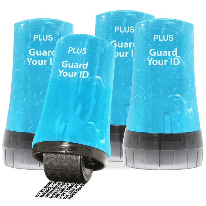 Guard Your ID Advanced 2.0 Roller Security Kit (4-Pack) - Marble Turquoise